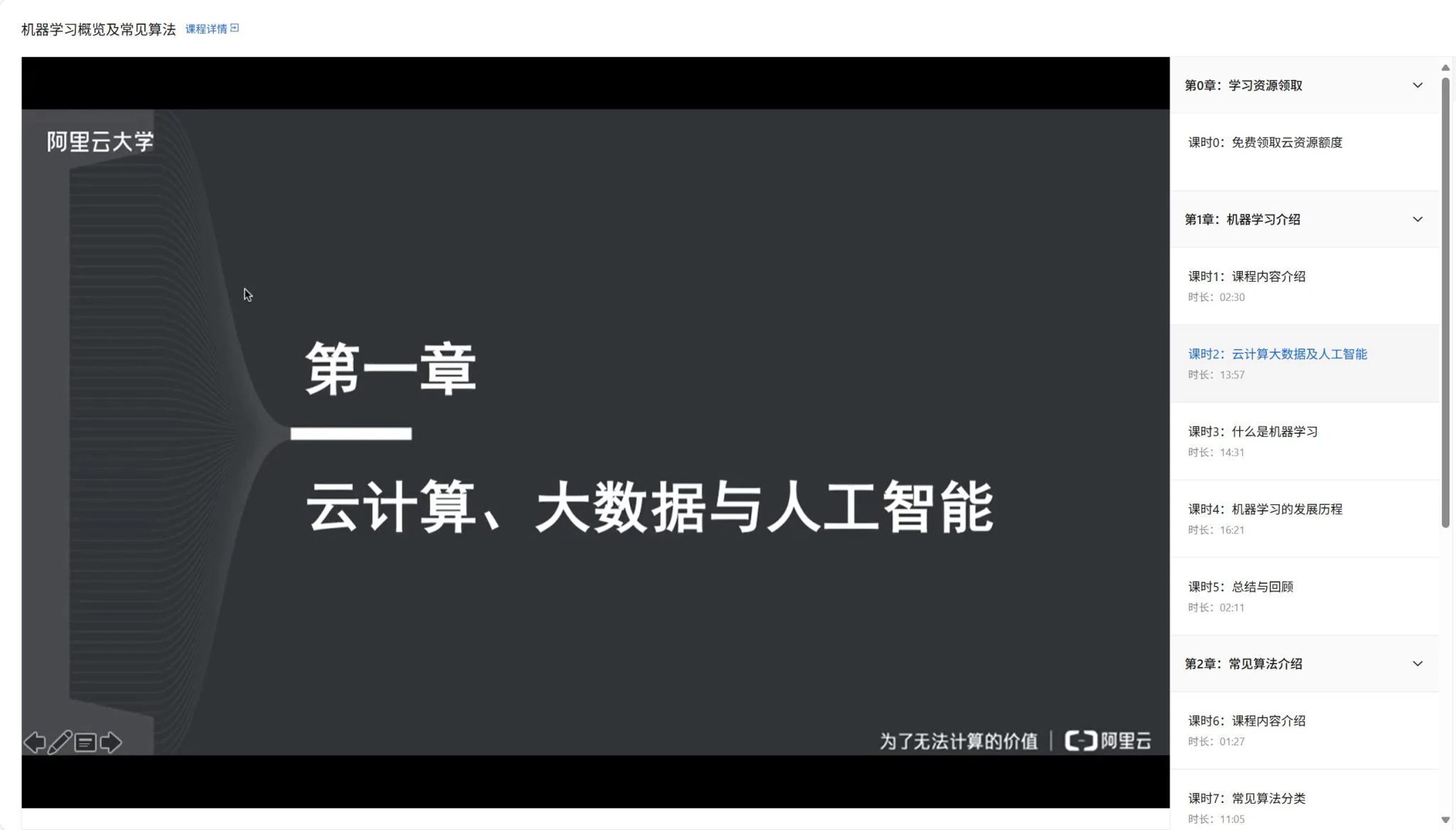 阿里云AI学习路线