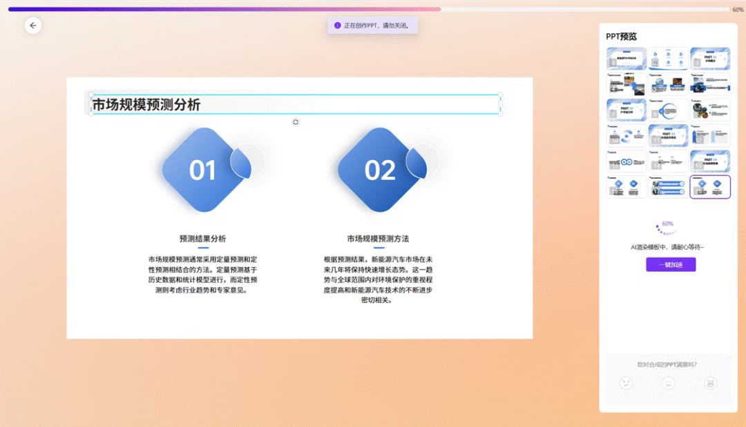 国内头部AIPPT工具，文末送会员码！！