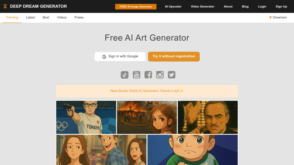 Deep Dream Generator