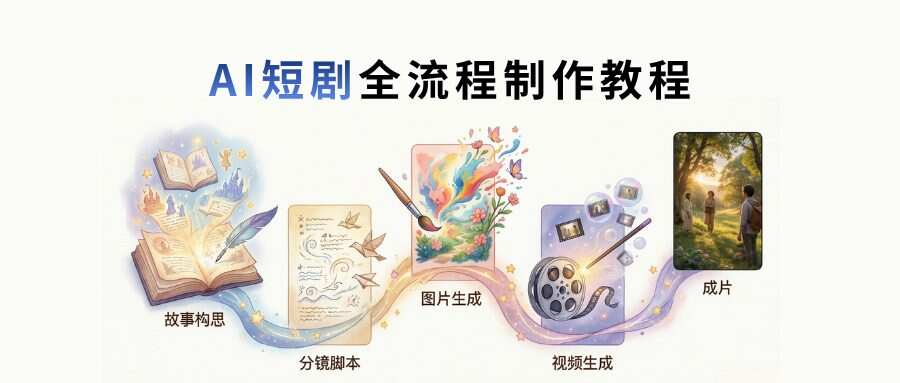 30分钟做一集AI短剧，全流程制作教程！（附3个使用工具）